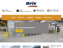 Tablet Screenshot of brixcorporation.com